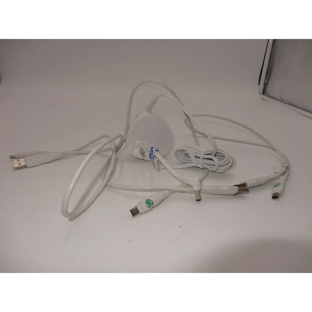 LeapFrog AC Adapter and USB Data Sync Cable Lot White